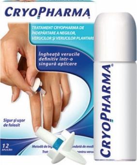 CRYOPHARMA TRATAMENT PENTRU PICIOARE Flacon cu 12 aplicari HIPOCRATE