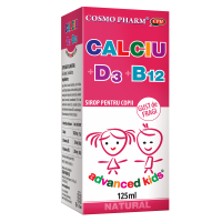 Advanced kids sirop calciu vitamina d3 vitamina b12