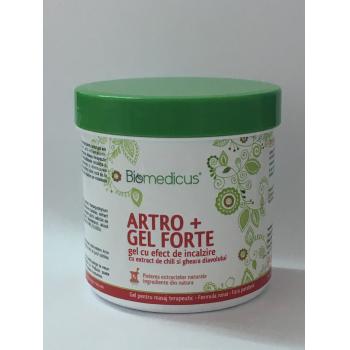 Artro + gel forte cu chili 250 ml BIOMEDICUS