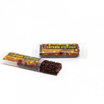 Baton cereale cu cacao si green sugar 40 gr REMEDIA