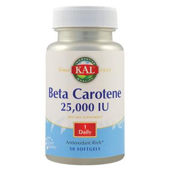 Beta carotene 25000 IU 50 cps KAL
