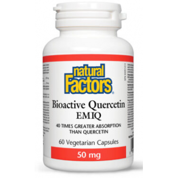 Bioactive quercetin EMIQ 50mg 60 cps NATURAL FACTORS