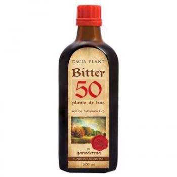 Bitter 50 plante de leac cu ganoderma 500 ml DACIA PLANT