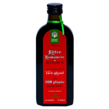 Bitter romanesc maximus 108 plante (fara alcool) 250 ml STEAUA DIVINA