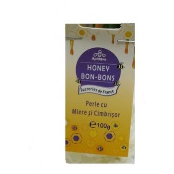 Bomboane -perle cu miere si cimbrisor 100 gr SUCRERIES DE FRANCE