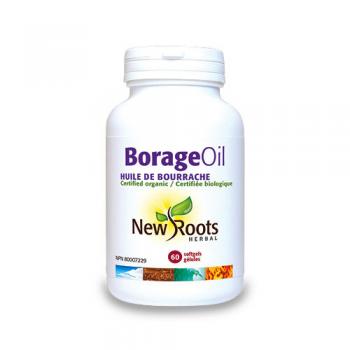 Borage oil pur – 1000 mg  60 cps NEW ROOTS
