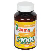 Vitamina C-1000 cu aroma de portocala