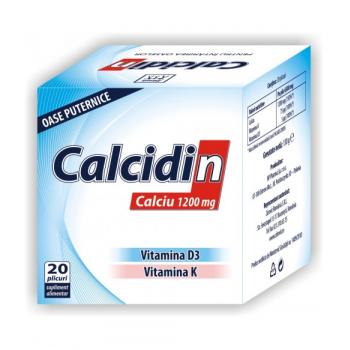 Calcidin 1200 mg - plicuri 20 pl ZDROVIT