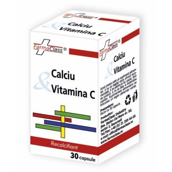 Calciu & vitamina c 30 cps FARMACLASS