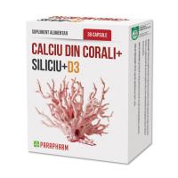 Calciu din corali + siliciu + d3