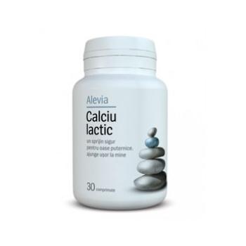 Calciu lactic 30 cpr ALEVIA