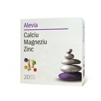 Calciu magneziu zinc (solubil) 20 pl ALEVIA