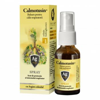 Calmotusin balsam spray cu argint coloidal-fara alcool 20 ml DACIA PLANT
