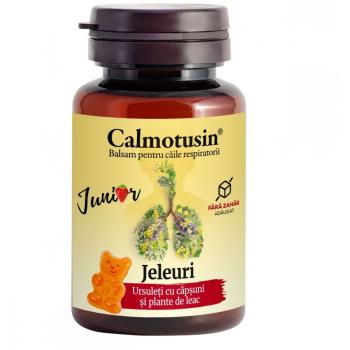 Calmotusin junior jeleuri cu gust de capsuni 100 gr DACIA PLANT