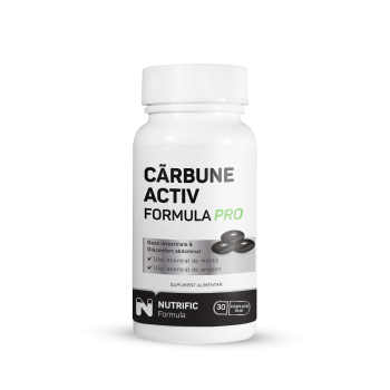 Carbune medicinal Formula PRO 30 cps NUTRIFIC