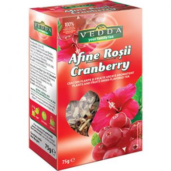 Ceai de afine rosii 75 gr RU BIO