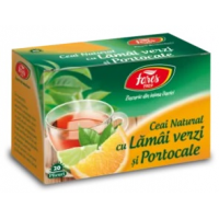 Ceai din lamai verzi si portocale