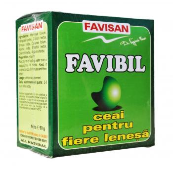 Ceai favibil pentru fiere lenesa d015 50 gr FAVISAN