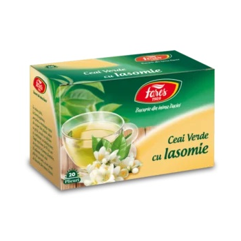Ceai verde cu iasomie 20 pl FARES