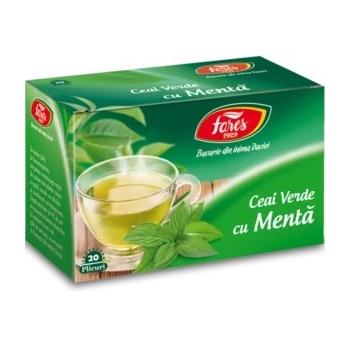 Ceai verde cu menta 20 pl FARES