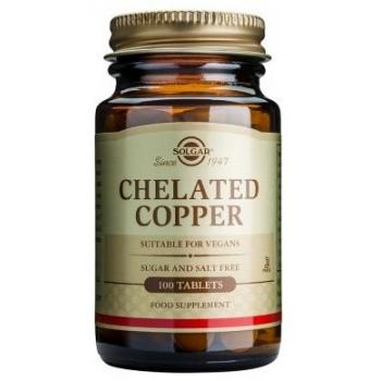 Chelated copper 100 tbl SOLGAR