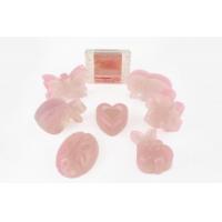 Cocosapun transparent figurine cu migdale dulci si parfum roze 50gr VERRE DE NATURE