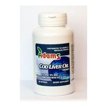 Cod liver oil 1000mg  90 cps ADAMS SUPPLEMENTS