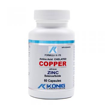 Copper cupru si zinc celatate 60 cps FORMULA K