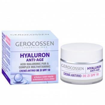 Crema antirid de zi hyaluron spf 10 50 ml GEROCOSSEN