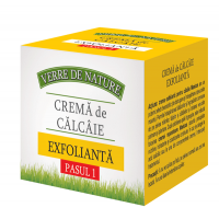 Crema de calcaie exfolianta pasul 1