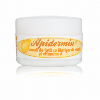 Crema pentru fata cu laptisor de matca si vitamina a- apidermin mare 50ml APIDERMIN