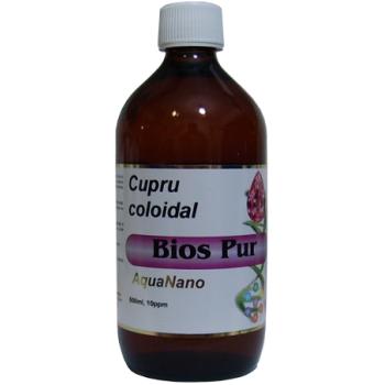 Cupru coloidal, bios-pur 500 ml AQUANANO