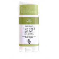 Deodorant natural cu tea tree si lime