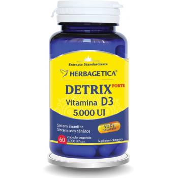 Detrix forte vitamina d3 5000ui 60 cps HERBAGETICA