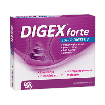 Digex forte super digestiv  10 cps FITERMAN