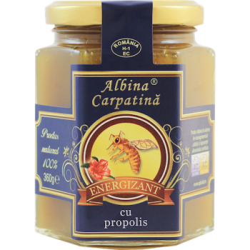 Energizant -miere cu propolis 360 gr ALBINA CARPATINA