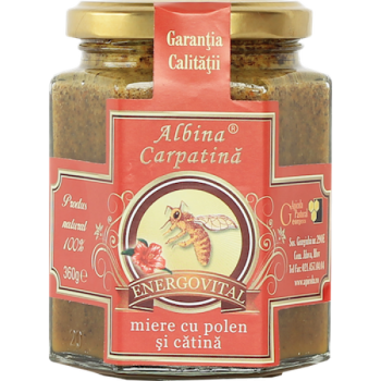 Energo-vital din miere cu polen si catina 360 gr ALBINA CARPATINA