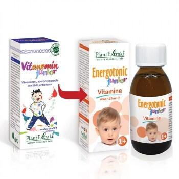 Energotonic junior sirop vitamine fost vitanemin junior 125 ml PLANTEXTRAKT