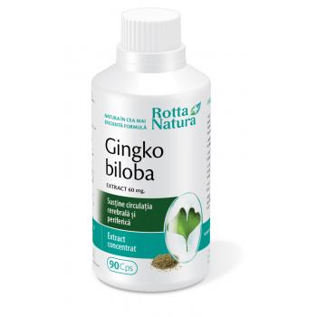 Extract de ginkgo biloba 60 mg 90 cps ROTTA NATURA