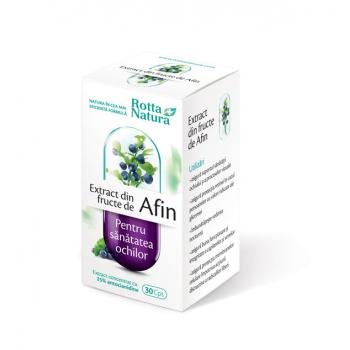 Extract din fructe de afin 30 cps ROTTA NATURA