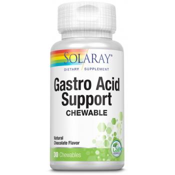 Gastro acid support comprimate masticabile-ciocolata 30 cps SOLARAY