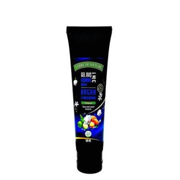 Gel de dus 3 in 1 homme brave cu argan, macadamia si miere de albine 100 gr MANICOS