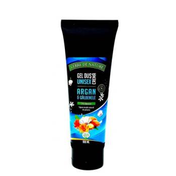 Gel de dus crema unisex cu argan, galbenele si miere de albine 100 gr MANICOS