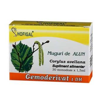 Gemoderivat din muguri de alun - monodoze 30 ml HOFIGAL