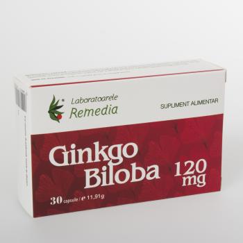 Ginkgo biloba 120 mg 30 cps REMEDIA