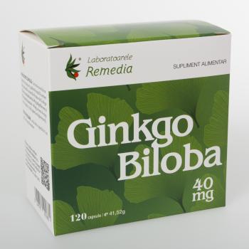Ginkgo biloba 40 mg 120 cps REMEDIA