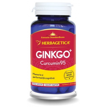 Ginkgo + curcumin95 60 cps HERBAGETICA