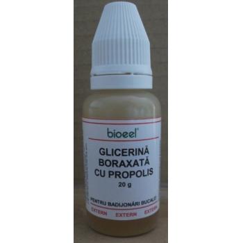 Glicerina boraxata cu propolis 20 ml BIOEEL