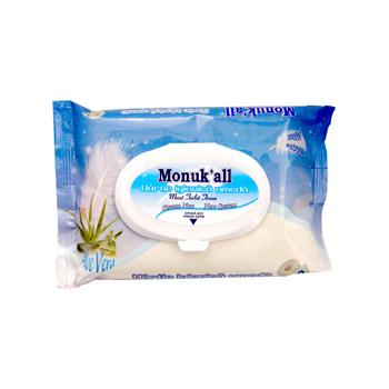 Hartie igienica umeda cu aloe vera 40 gr MONUK ALL