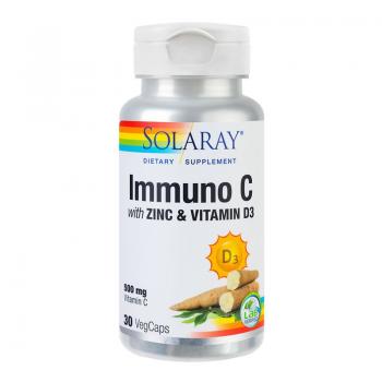 Immuno c plus zinc si vitamina d3  30 cps SOLARAY
